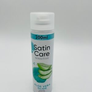 Gillette borotvagél női 200 ml Satin Care Sensitive Aloe Vera – front