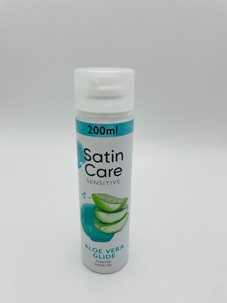 Gillette borotvagél női 200 ml Satin Care Sensitive Aloe Vera – front