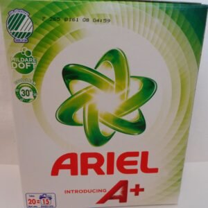 Ariel mosópor dobozos 15 mosás 675 g Introducing A+ Regular – front