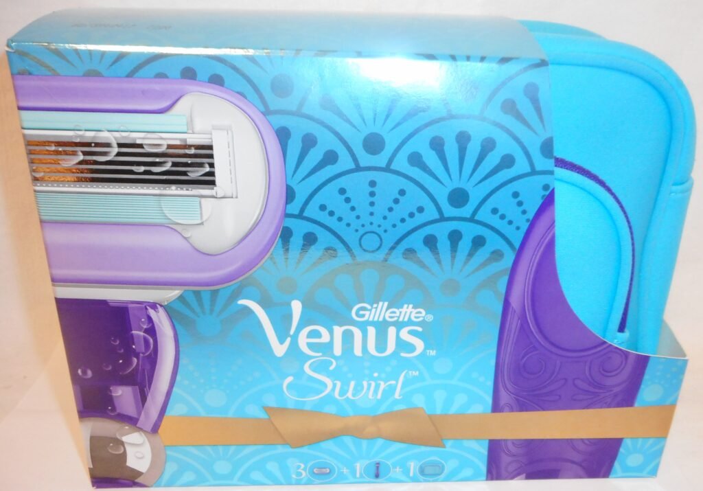 Gillette neszeszer női Venus Swirl Flexball készülék+3 db borotvabetét – front