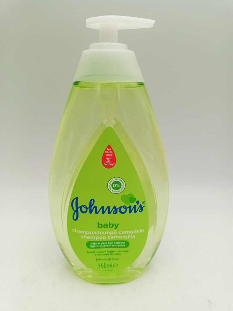 Johnson's Baby sampon pumpás 750 ml Camomile – front