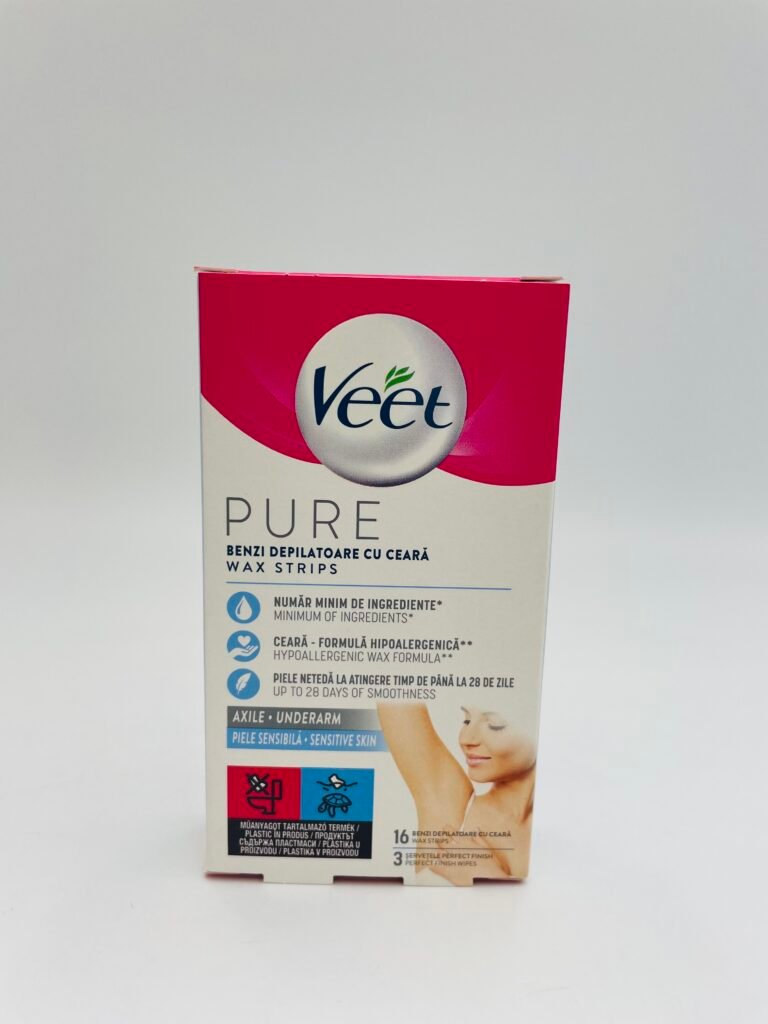 Veet hideggyanta csíkok bikini/hónalj 16 db+3 db törlőkendő Smoothing almond oil and cornflower scent – front