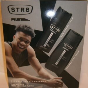 STR8 ajándékcsomag Rise tusfürdő 250 ml+deo 150 ml – front