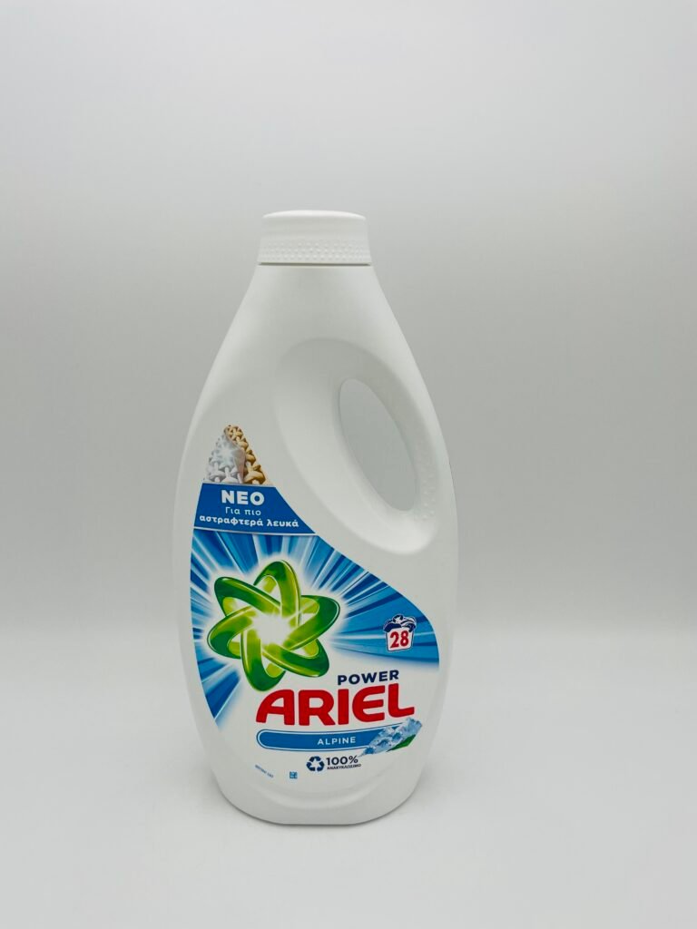 Ariel folyékony mosószer 28 mosás 1,54 l Alpine – front