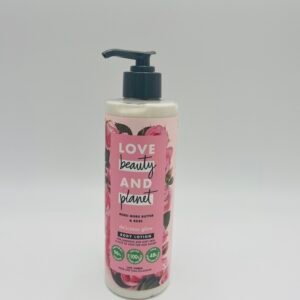 Love Beauty and Planet testápoló pumpás 400 ml Delicious Glow – front