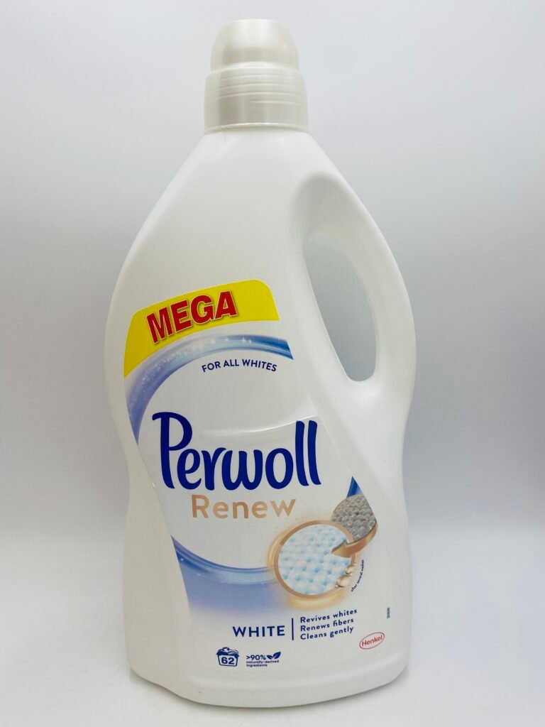 Perwoll folyékony mosószer 62 mosás 3,72 l Renew White – front