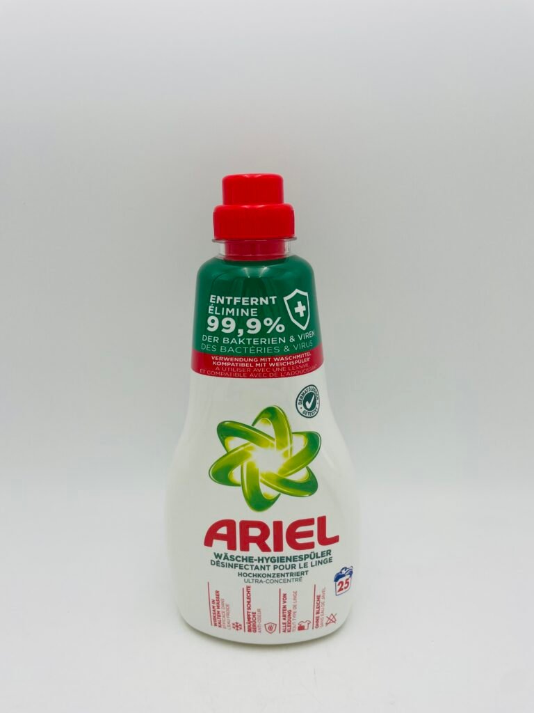 Ariel fertőtlenítő mosószeradalék 25 mosás 1 l Hygiene Rinse – front