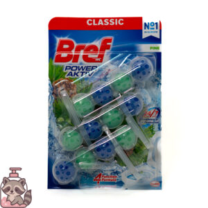 Bref wc illatosító 3x50 g Power Aktiv Pine